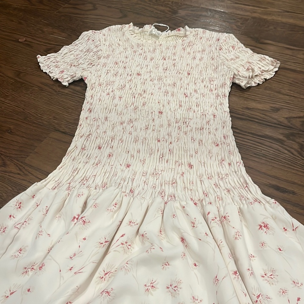 Smocked mini dress WAPG mixology dress